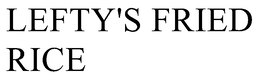 LEFTY'S FRIED RICE trademark
