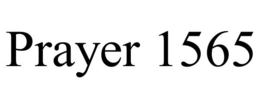 PRAYER 1565 trademark