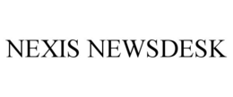 NEXIS NEWSDESK trademark