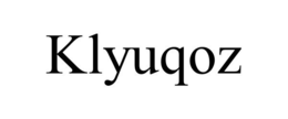 KLYUQOZ trademark