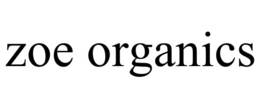ZOE ORGANICS trademark