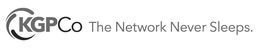 KGPCO THE NETWORK NEVER SLEEPS. trademark