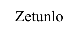 ZETUNLO trademark