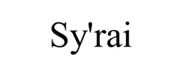 SY'RAI trademark