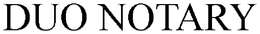 DUO NOTARY trademark