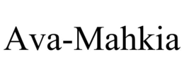 AVA-MAHKIA trademark
