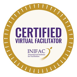 CERTIFIED VIRTUAL FACILITATOR INIFAC INTERNATIONAL INSTITUTE FOR FACILITATION trademark