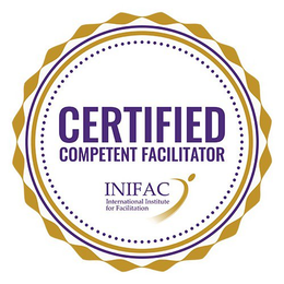 CERTIFIED COMPETENT FACILITATOR INIFAC INTERNATIONAL INSTITUTE FOR FACILITATION trademark