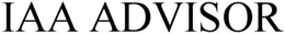 IAA ADVISOR trademark
