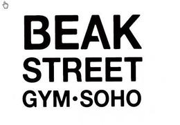 BEAK STREET GYM · SOHO trademark