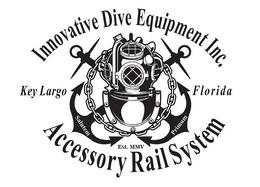 INNOVATIVE DIVE EQUIPMENT INC. KEY LARGO FLORIDA SALUTEM PRIMUM EST. MMV ACCESSORY RAIL SYSTEM trademark
