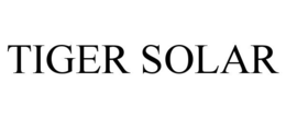 TIGER SOLAR trademark