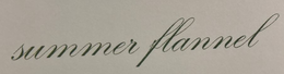 SUMMER FLANNEL trademark