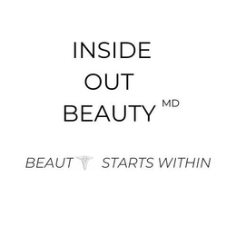 INSIDE OUT BEAUTY MD BEAUTY STARTS WITHIN trademark