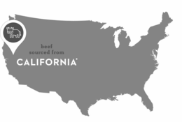 BEEF SOURCED FROM CALIFORNIA* trademark