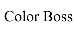 COLOR BOSS trademark
