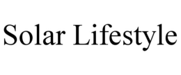SOLAR LIFESTYLE trademark