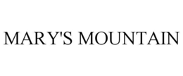 MARY'S MOUNTAIN trademark
