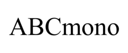 ABCMONO trademark