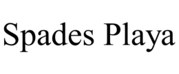 SPADES PLAYA trademark