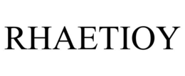 RHAETIOY trademark