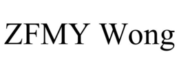 ZFMY WONG trademark