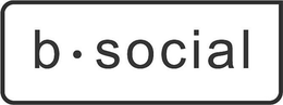 B · SOCIAL trademark
