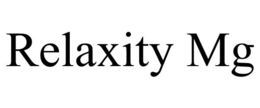 RELAXITY MG trademark
