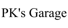 PK'S GARAGE trademark