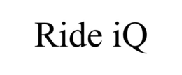 RIDE IQ trademark