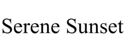 SERENE SUNSET trademark