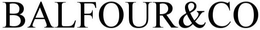 BALFOUR&CO trademark