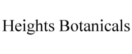 HEIGHTS BOTANICALS trademark