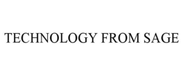 TECHNOLOGY FROM SAGE trademark
