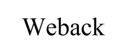 WEBACK trademark