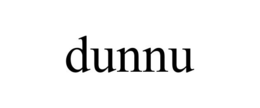 DUNNU trademark