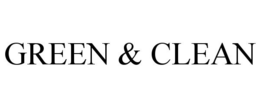GREEN & CLEAN trademark