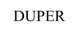 DUPER trademark