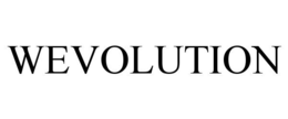 WEVOLUTION trademark