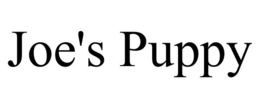 JOE'S PUPPY trademark