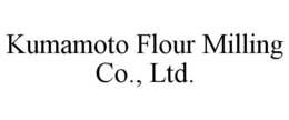 KUMAMOTO FLOUR MILLING CO., LTD. trademark