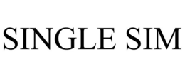 SINGLE SIM trademark