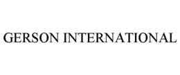 GERSON INTERNATIONAL trademark
