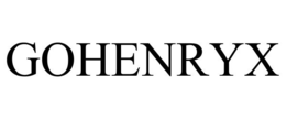 GOHENRYX trademark