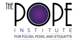 THE POPE INSTITUTE FOR POLISH, POISE, AND ETIQUETTE trademark