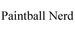 PAINTBALL NERD trademark