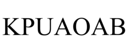KPUAOAB trademark