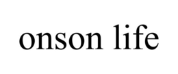 ONSON LIFE trademark