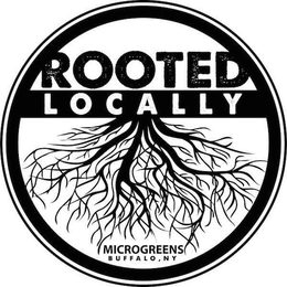 ROOTED LOCALLY MICROGREENS BUFFALO, NY trademark