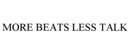 MORE BEATS LESS TALK trademark